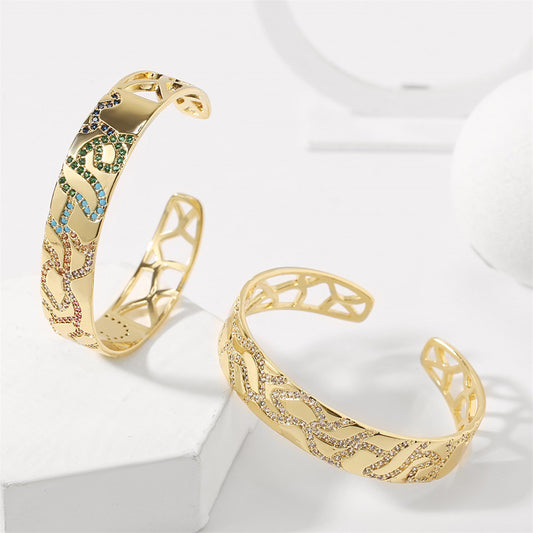 European And American Simple Personality Geometric Bracelet Women