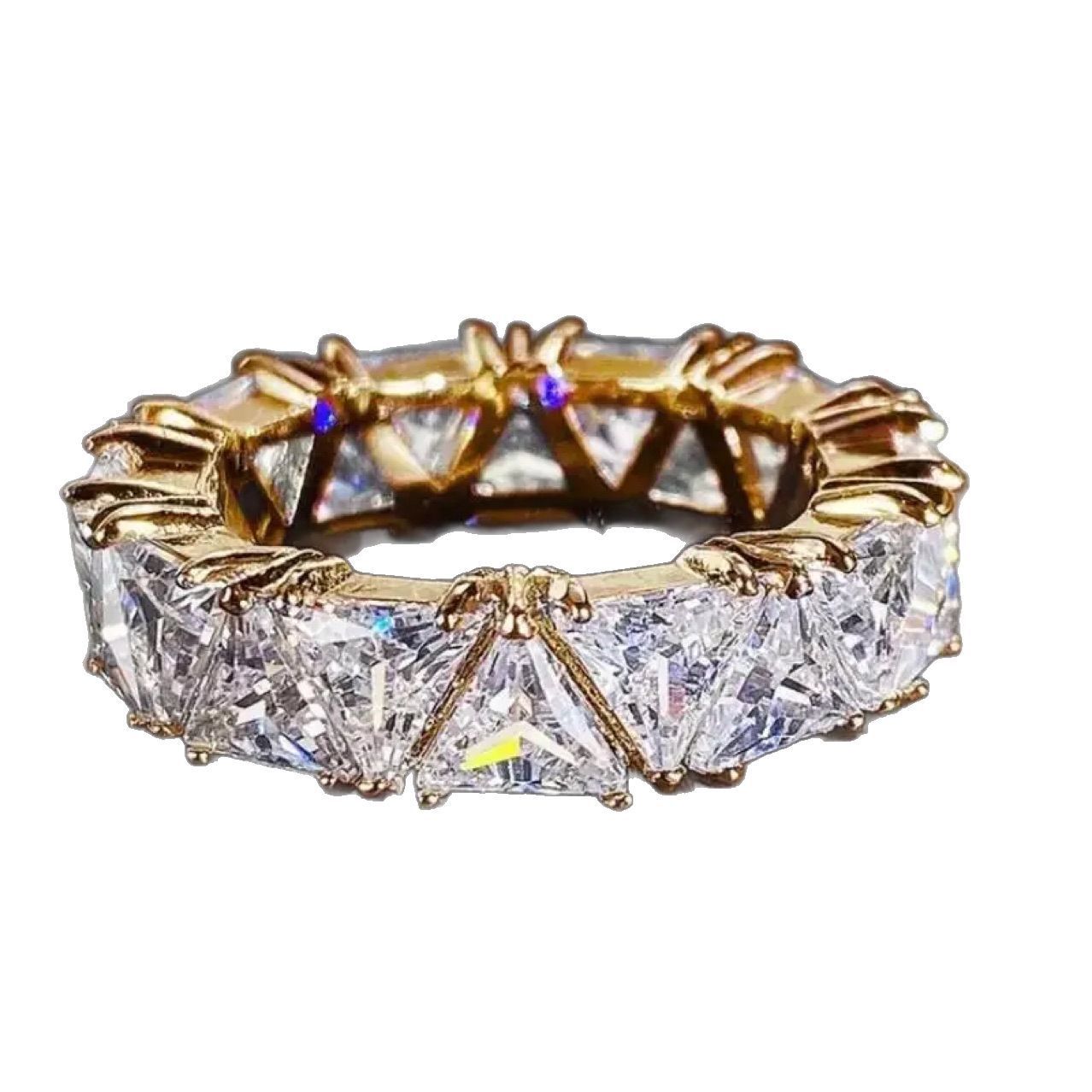 Women's Luxury Zircon Ring With Diamonds